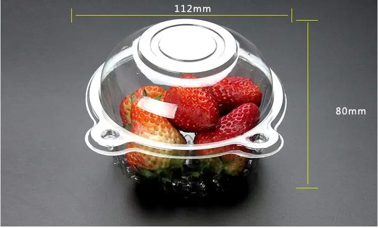Новый популярный прозрачный пластиковый одноразовый контейнер для тортов