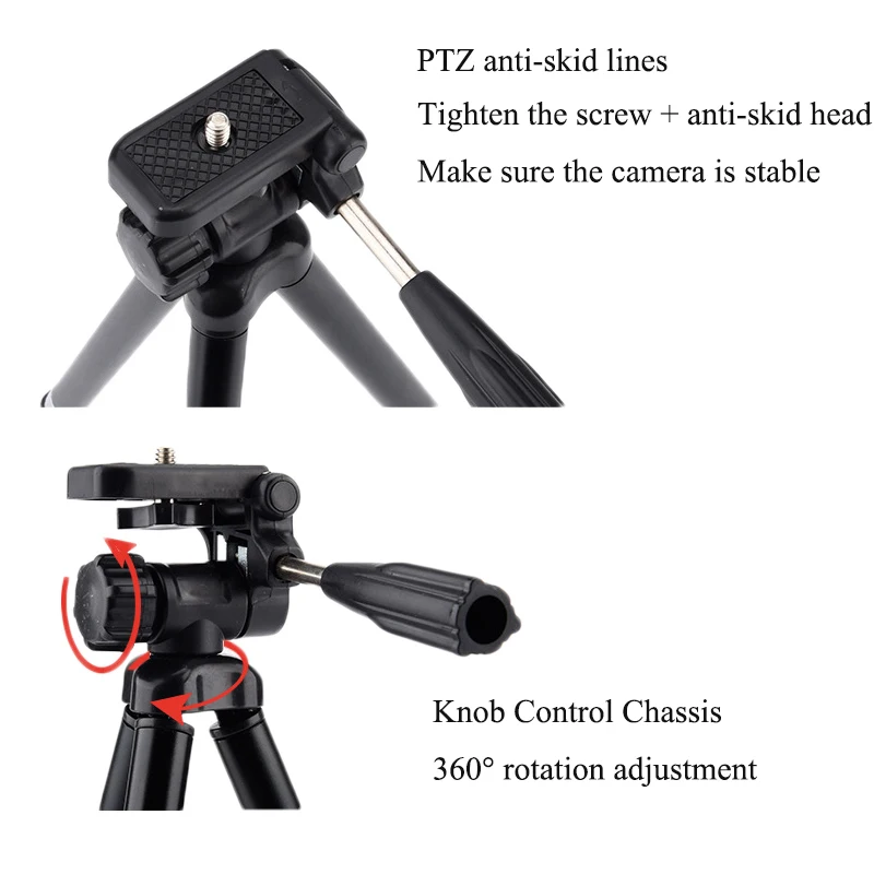 Штатив Трипод для камеры MAMEN с шаровой головкой Canon 1300D Sony X3000 A6000 Nikon D3400 D5300 DSLR