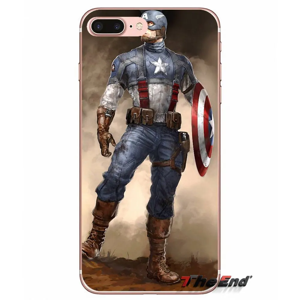 Super Hero Captain America Shield Phone Case For Samsung Galaxy J1 J2 J3 J5 J7 A3 A5 A7 2015 2016 2017 J530 J730 Fundas Coque | Мобильные