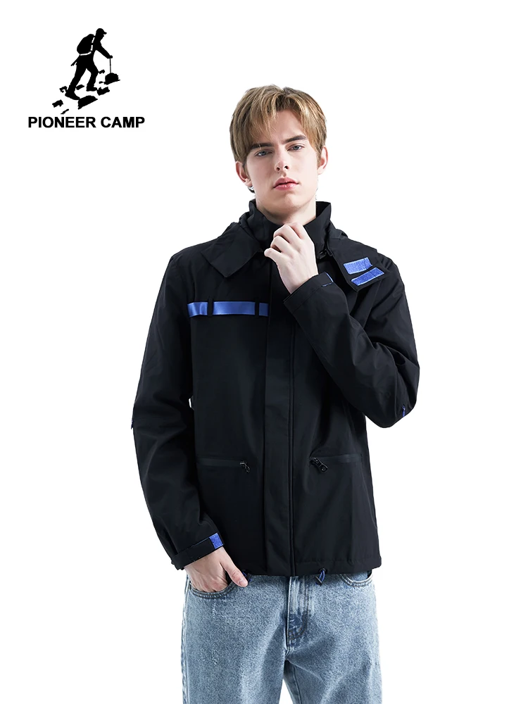 Мужская куртка с капюшоном Pioneer Camp Повседневная осенняя высокого качества