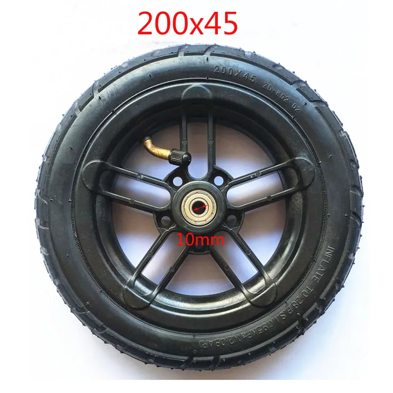 Колесо 8X1 1/4 200x40 колесо 200x45 с шиной и трубкой Запчасти для мотоциклов|Покрышки| |
