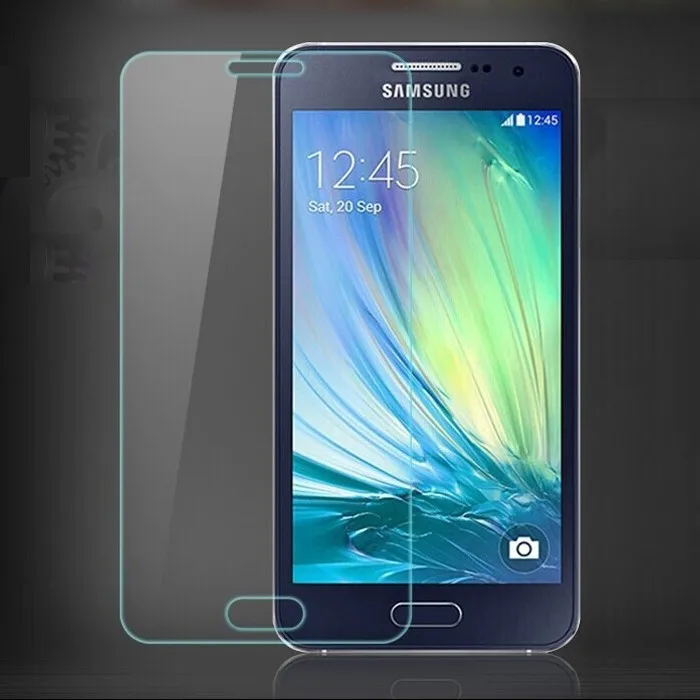 2PCS sFor Glass Samsung Galaxy A3 Screen Protector Tempered For A300 2015 film [ | Мобильные телефоны и аксессуары