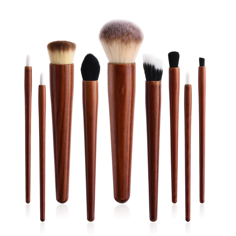 9 шт. Pro Макияж Кисти Набор Фонд Powder Eyeshadow Карандаш для глаз кисть губ инструмент |