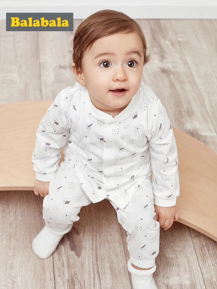 Комплект пижам Balabala из 2 предметов для маленьких мальчиков и девочек пижамный