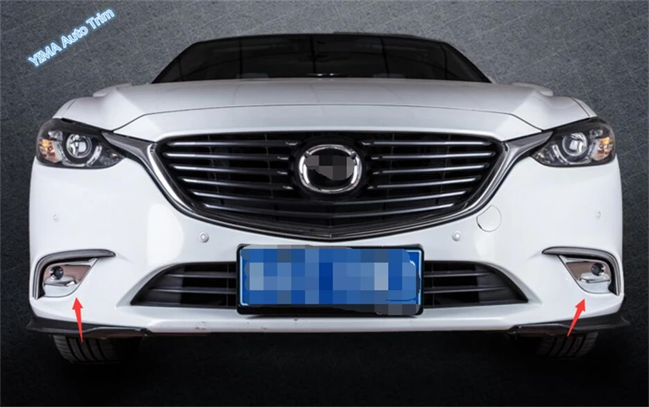 2 шт. наклейки на переднюю противотуманную фасветильник для Mazda 6 Atenza Sedan & Wagon 2016 2017