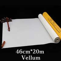 46cm20m white chinese rice paper roll painting calligraphy xuan paper painting supply