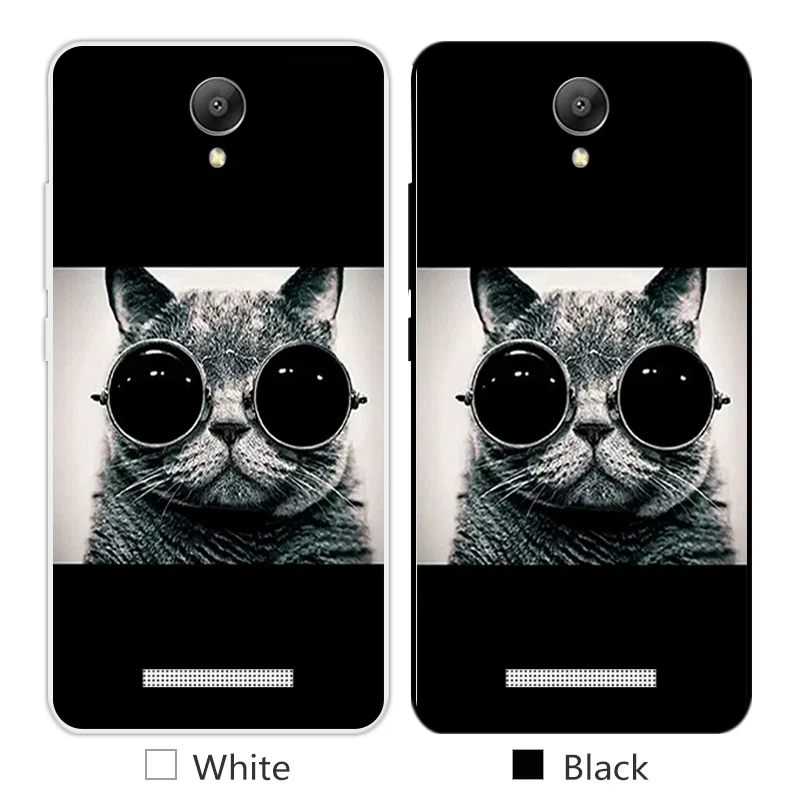 5,5 дюймов для Xiaomi Redmi Note 2 чехол для телефона Dif Cat дизайн прозрачный силиконовый корпус для Redmi Hongmi Note2 задняя мягкая ТПУ чехол Капа