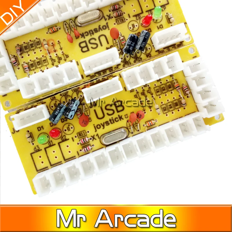 USB энкодер для ПК с джойстиком панель управления MAME (5 ящиков + кнопки SANWA Type)