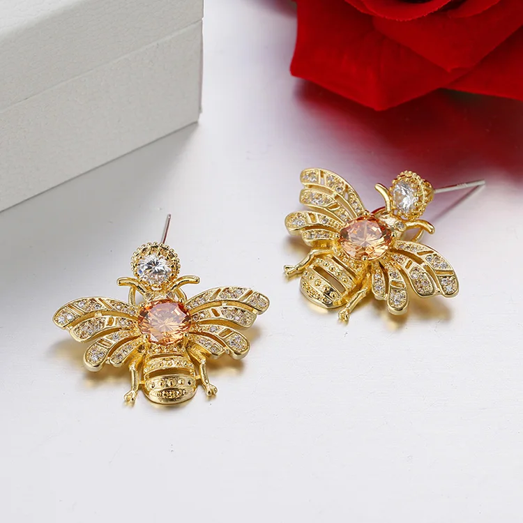 Серьги женские из серебра с фианитами изысканные ювелирные украшения