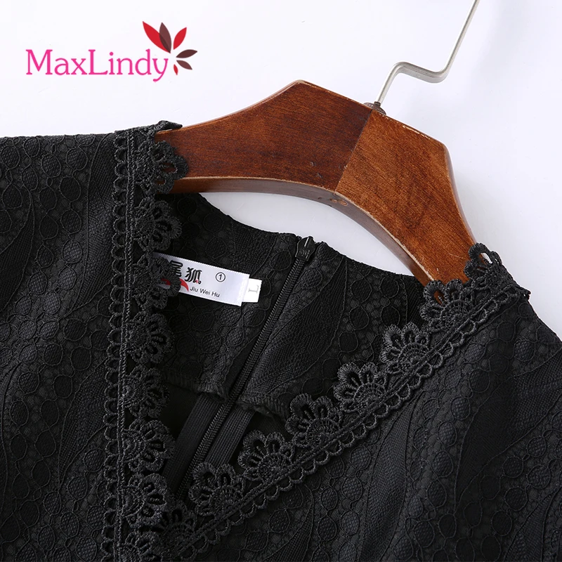 Maxlindy платье Мода Лето V Средства ухода за кожей Шеи Сплошной Для женщин