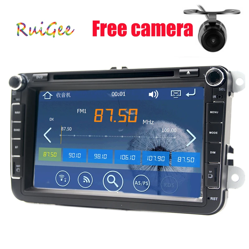 Горячая Распродажа 2 DIN автомобильный DVD GPS для VW JETTA GOLF MK5 MK6 GTI PASSAT B6 POLO SKODA Fabia