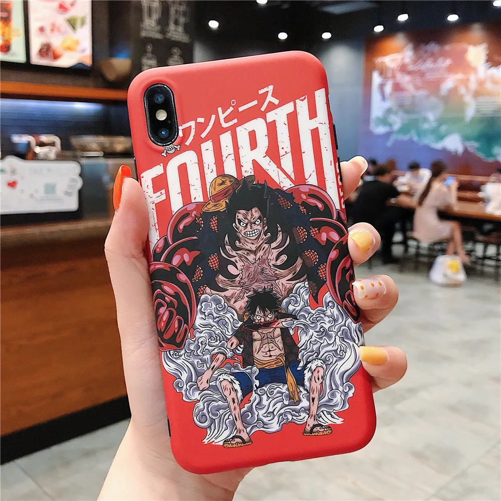 One Piece funda Case for iphone 11 Pro Max Japan Anime Luffy Zoro Naruto TPU back cover for iPhone XR XS Max 8 7 6 6S Plus Coque