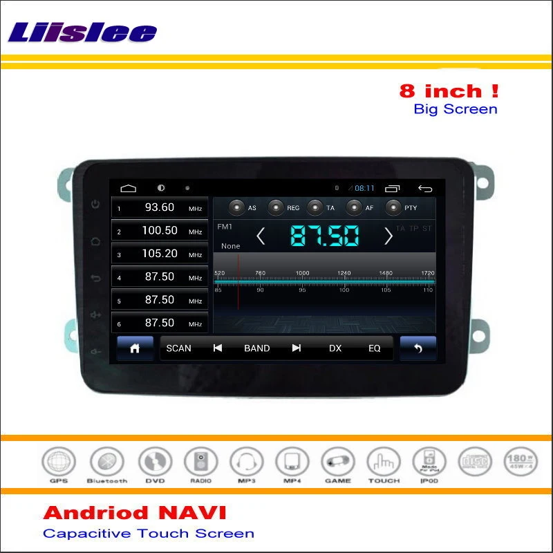 Liislee автомобильный Android медиа NAV карта навигационная система для Volkswagen Beetle 2012~ 2013 Радио Аудио Видео Мультимедиа(без DVD плеера