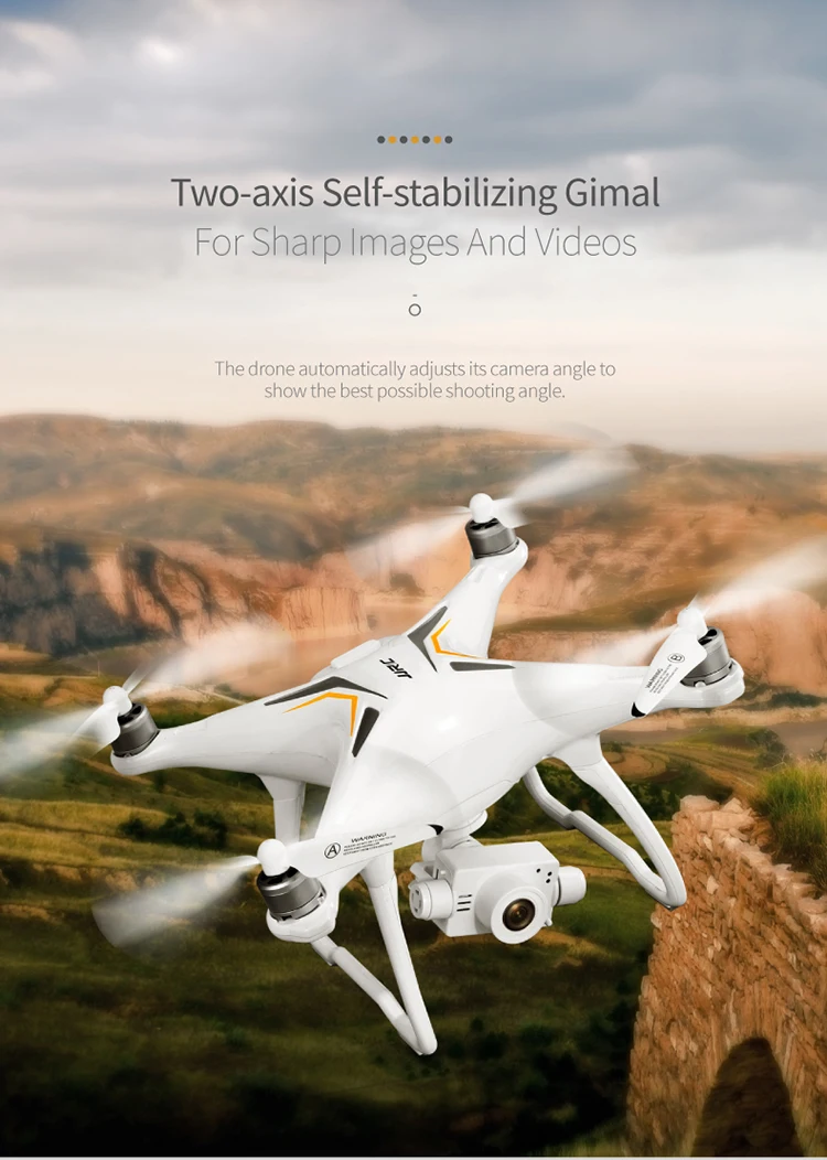 JJRC X6 Профессиональные с GPS бесщеточный Радиоуправляемый Дрон с 5G WiFi FPV 1080P HD камера Следуйте за мной селфи дистанционное управление Дрон вертолет