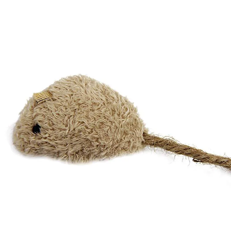 Новинка 3 шт. крыса пищалка шум звук кошка котенок собака плюшевая имитация