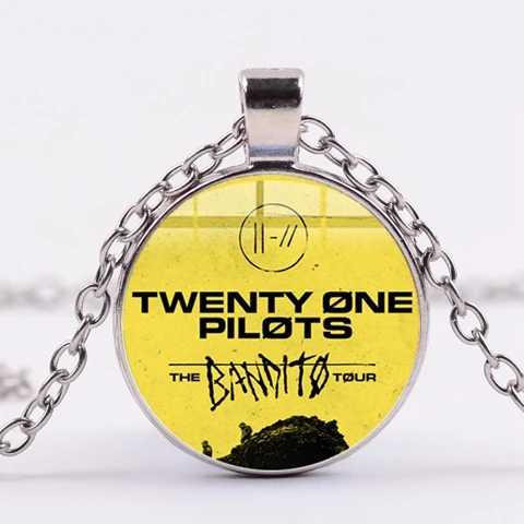 Style 1 SONGDA Горячая музыкальная группа Twenty One Pilots кулон ожерелье для поклонников сувенирный подарок четыре цвета длинная цепь Модный рок ювелирные изделия Хип-хоп - Окраска металла: Style 1