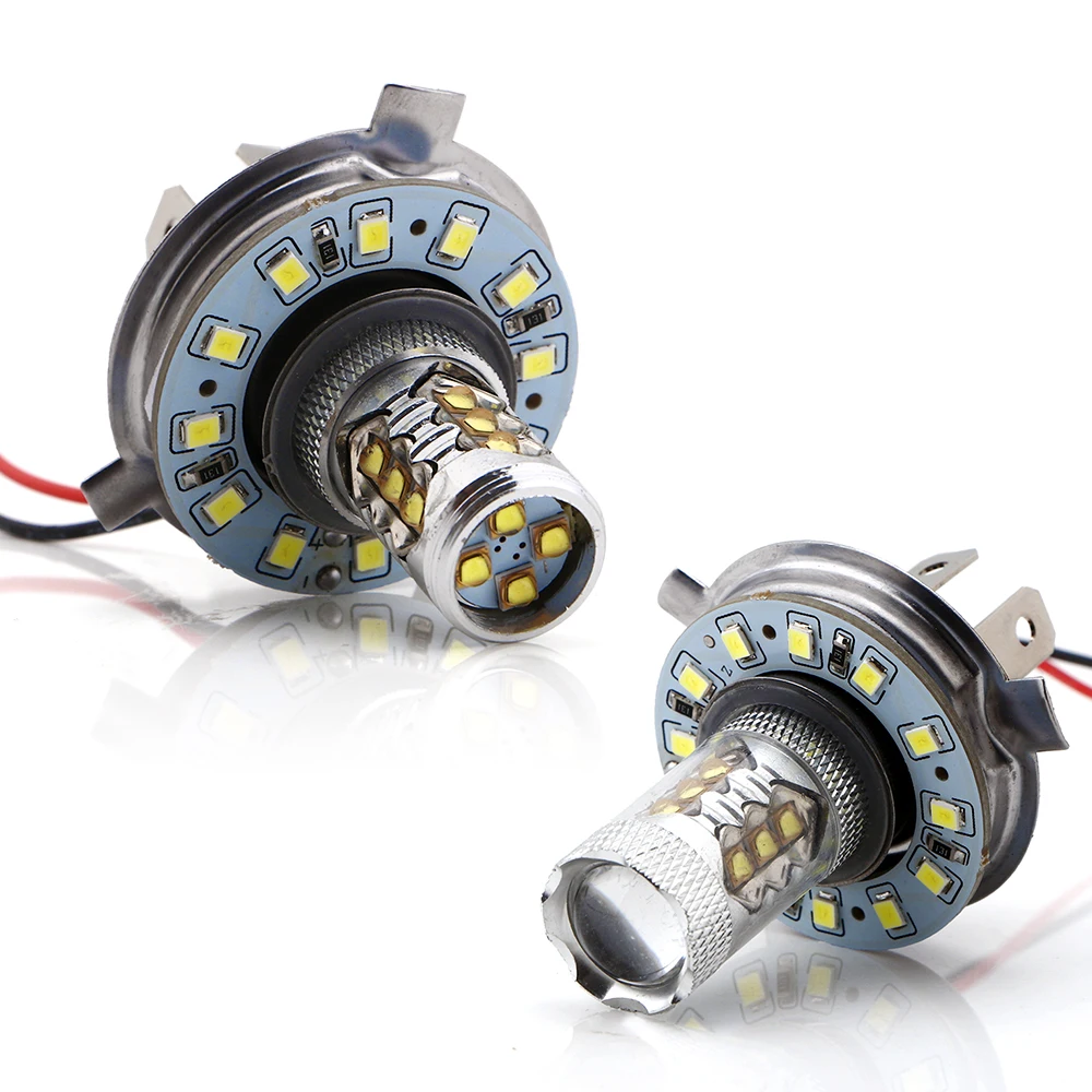 1 компл./лот H4 80 Вт 16 SMD мотоциклетные фары автомобильные сменные светодиодные
