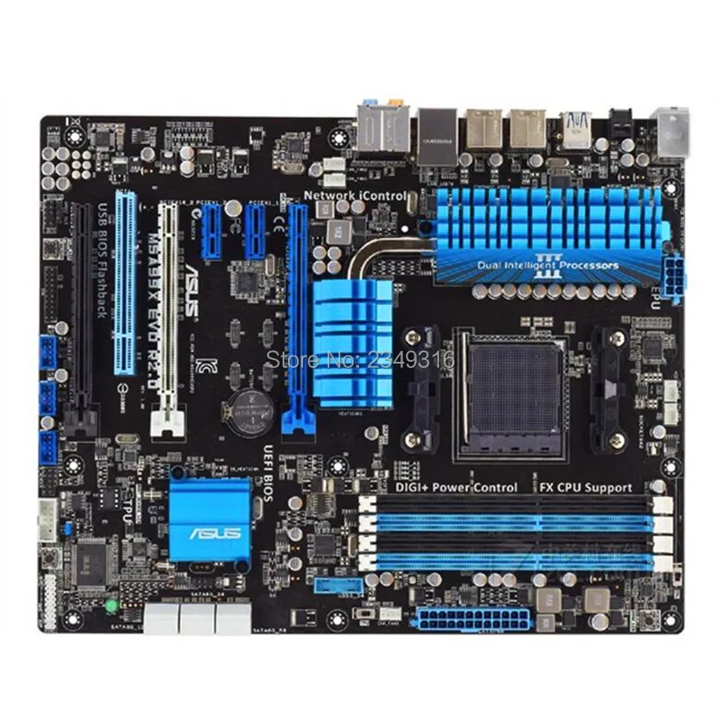Для Asus M5A99X EVO R2.0 настольная материнская плата 990X Socket AM3 AM3+ DDR3 оригинальная б/у материнская плата