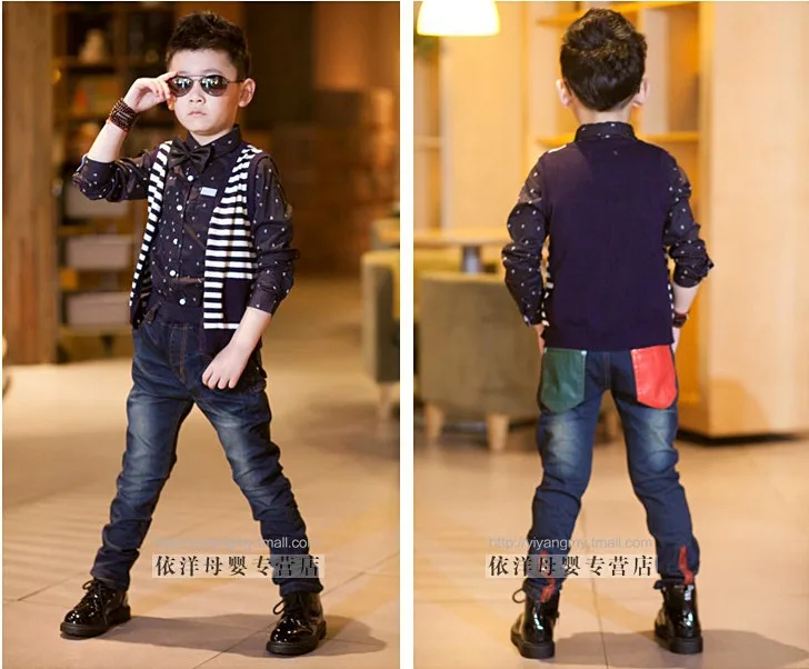 Han edition children children's wear jeans pants 2013 boys in spring tide | Мать и ребенок