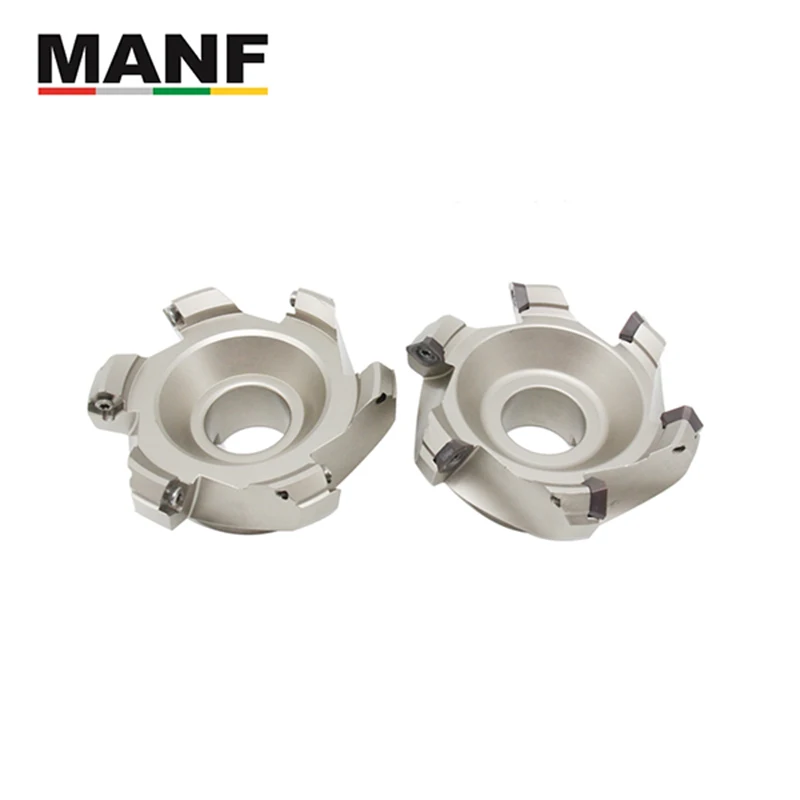 MANF KM12-50-22-4T Сменные фрезы для лица зажимаются быстрая подача сплава концевые фрезы обработки плиты для SEKT1204 вставки