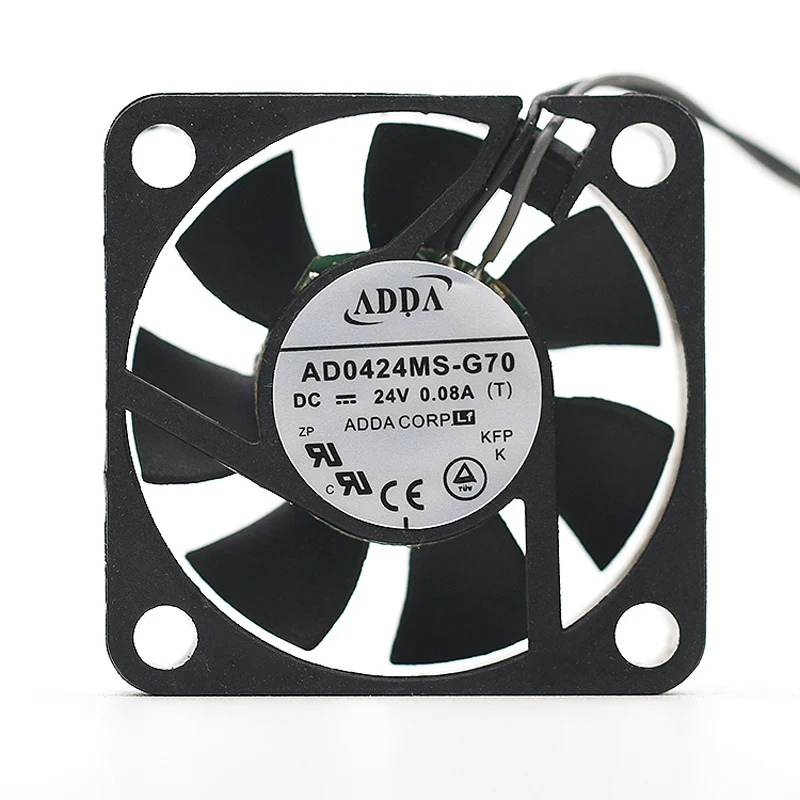 

ADDA AD0424MS-G70 4CM 40*40*10 DC 24V 0.08A 2-Lines printer inverter cooling fan