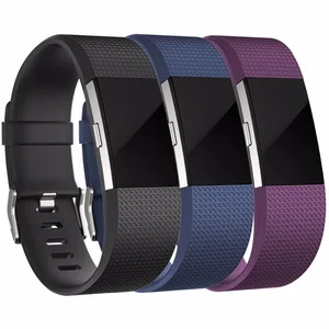 3 шт., силиконовые ремешки для часов Fitbit Charge, 2 часа