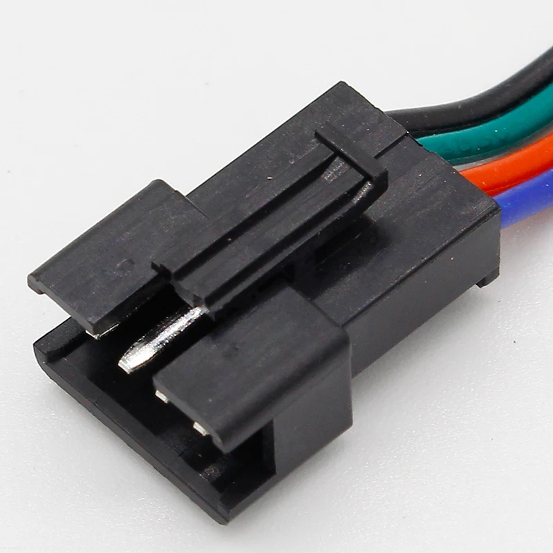 Оптовая продажа 10 пар 4pin JST разъем мужской женский кабель для SMD 5050/3528 RGB цветная