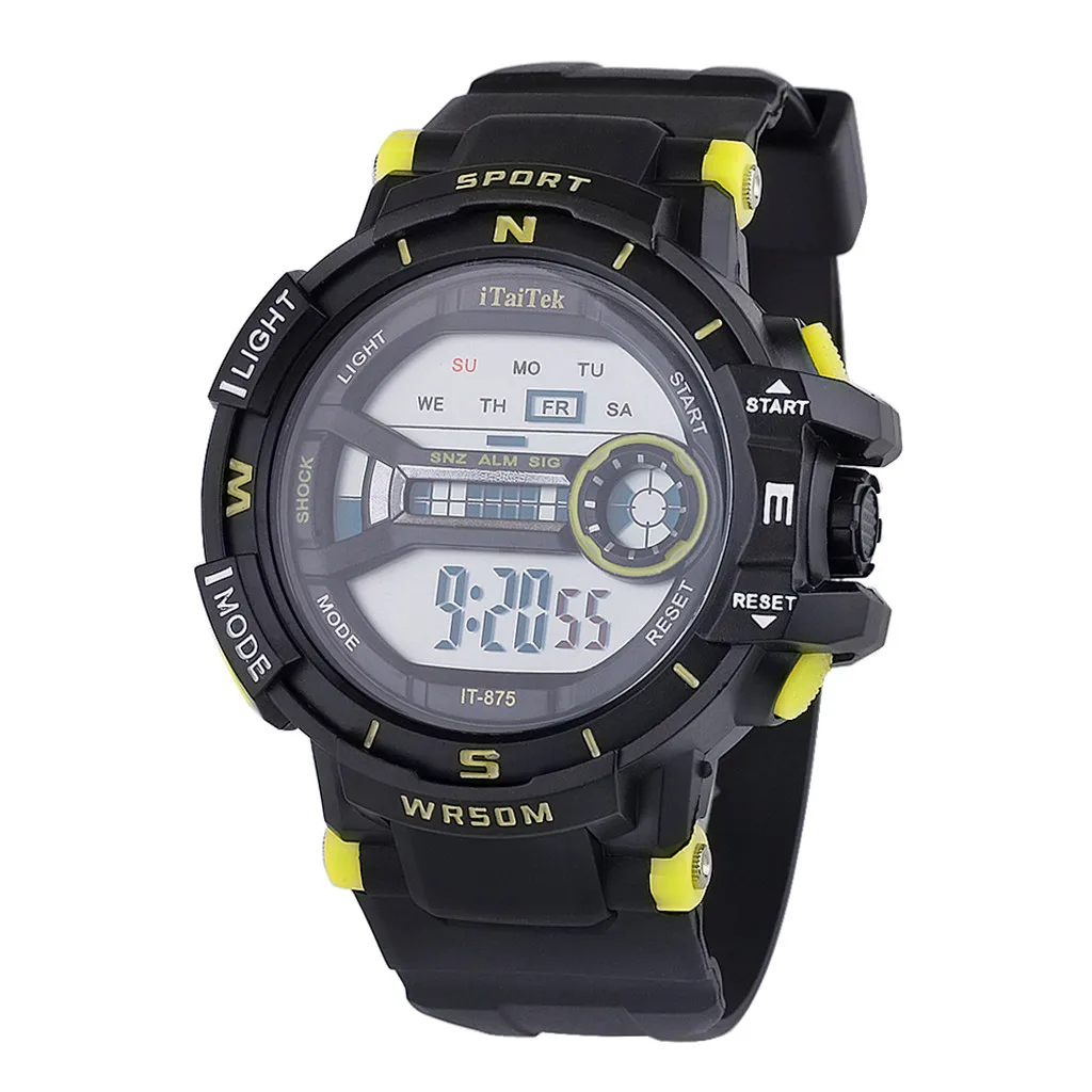 Relogio цифровые montre homme спортивные часы многофункциональные водонепроницаемые светящиеся модные электронные bayan kol saati