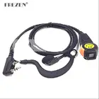 Walkie Talkie Smile Earpiece Dual PTT Ear Hanging Headset Наушники для Kenwood Puxing Baofeng Ham Two Way Radio