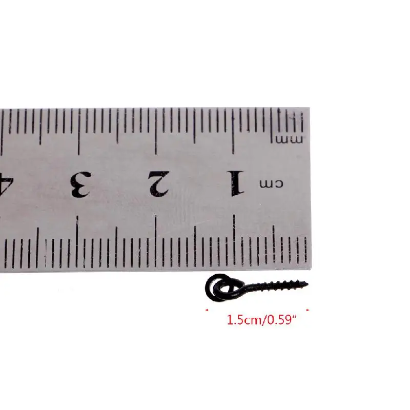 25 шт Карп рыболовные шуруп для приманки карп волос установки крюк терминал