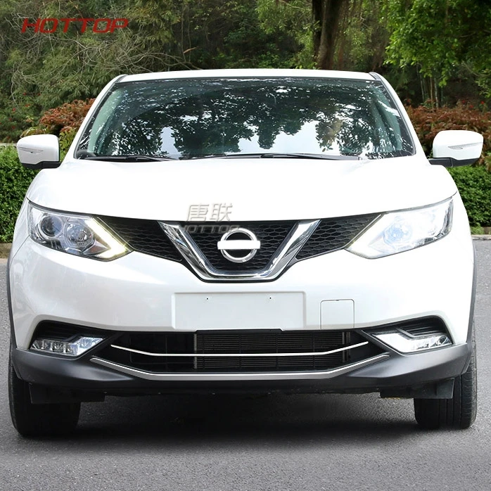 Подходит для NISSAN QASHQAI Передняя решетка решетки ACCENT Крышка нижняя сетка Отделка Стильный Молдинг
