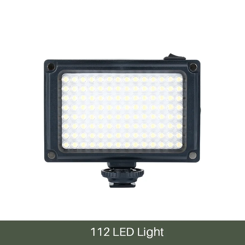 Белый Ulanzi 112 LED телефон видео свет фотографическое освещение для Youtube прямая потоковая диммируемая Светодиодная лампа двухцветная температура для iPh - Цвет: Белый