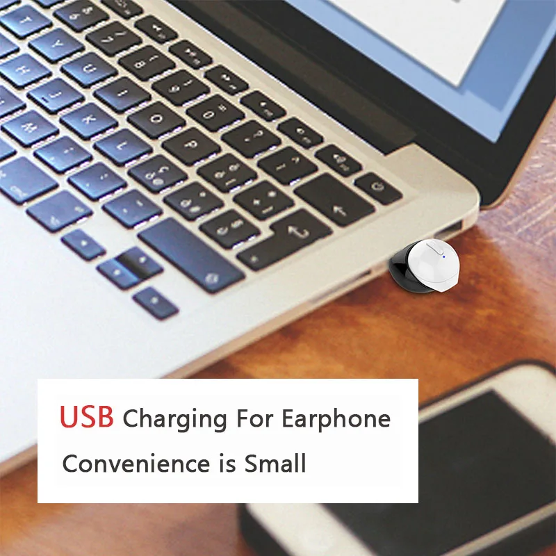 Беспроводная bluetooth гарнитура Автомобильная Bluetooth USB Магнитная Зарядка Мини