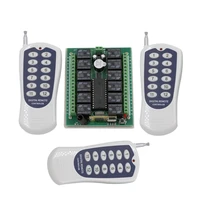 315mhz 433mhz electric doorgarage door dc 12v 24v 12ch rf wireless remote control switch security industry controller