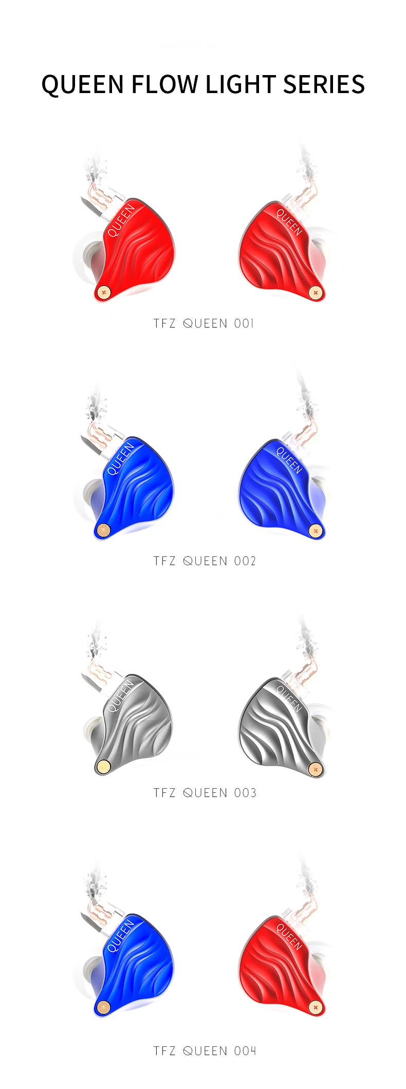 TFZ QUEEN 2-контактный интерфейс Металл HIFI монитор IEM 3,5 мм в ухо Спортивная музыка динамический DJ сценические наушники стерео наушники T2 S2 KING