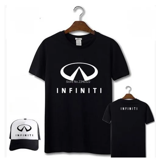 Мужские и женские 4S магазин одежды с коротким рукавом Infiniti футболка платье