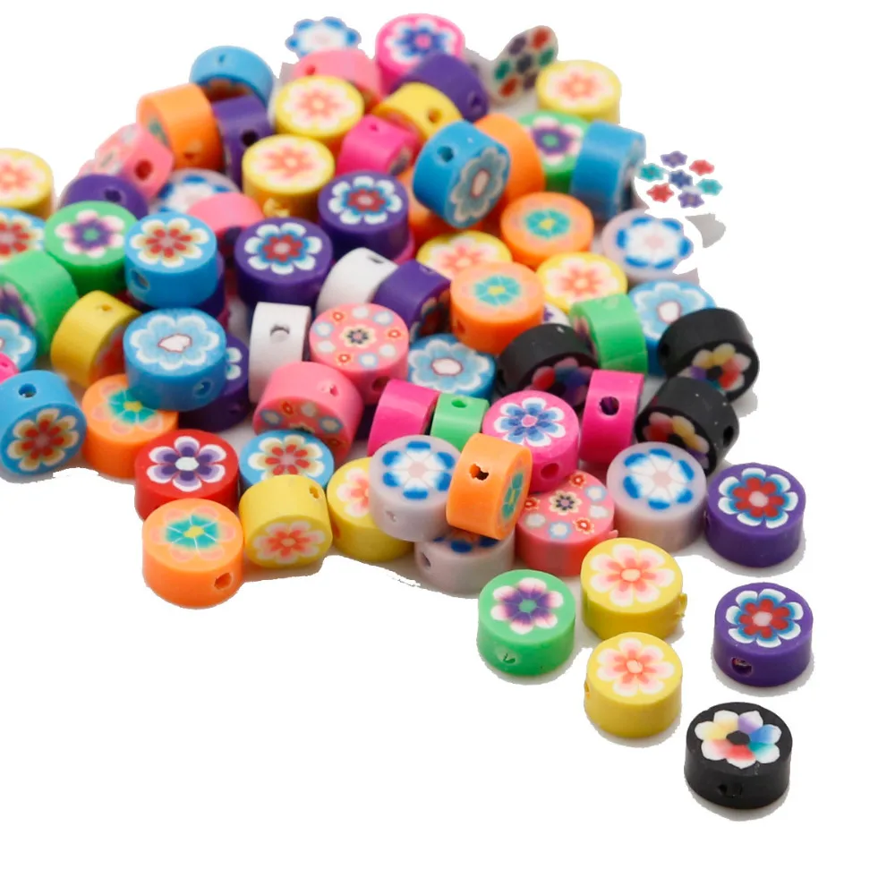 25 шт. разноцветные бусины из полимерной глины|bead jewelry projects|jewelry brandbeaded hair |