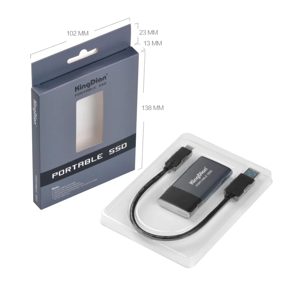 Новое поступление KingDian 120GB внешний USB 3 0 Портативный твердотельный диск для