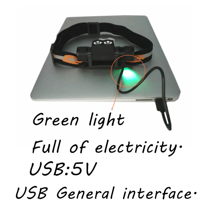 Мини Портативный светодиодный налобный фонарь USB Перезаряжаемый 18650 battery светодиодный светильник-Вспышка водонепроницаемый рыболовный головной светильник фонарь светильник