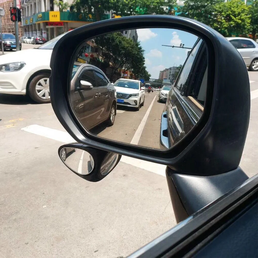 Автомобильное Зеркало для слепых зон широкоугольное зеркало с поворотом на 360