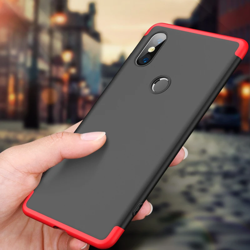 New Business Case For Redmi 6A 6 Pro Xiaomi Mi 8x 8 Lite POCO F1 MAX 3 360 Full Body Hard Hybrid Plastic Protection cover |