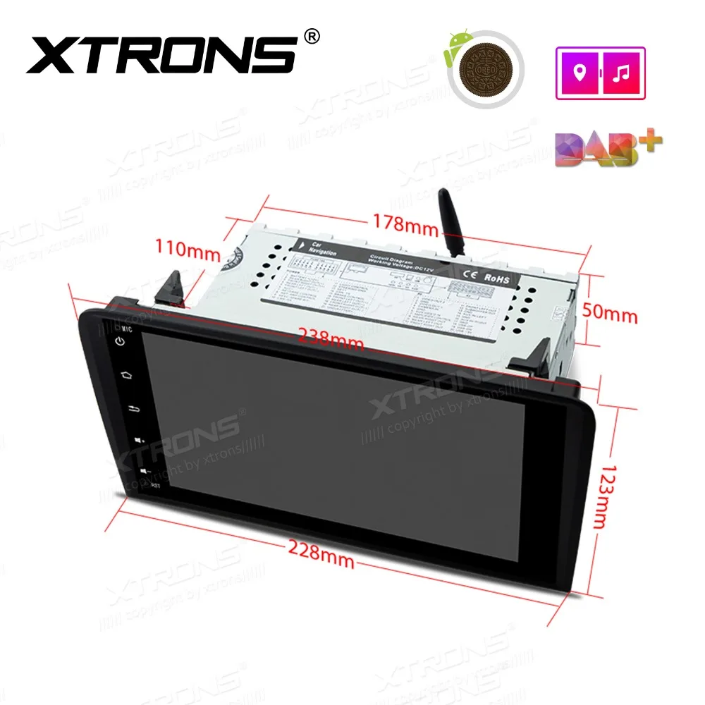 XTRONS 8 ''Android 1 Автомобильный плеер радио GPS RDS OBD без DVD для Audi A3 2003 2004 2005 2006 2007 2008 2009