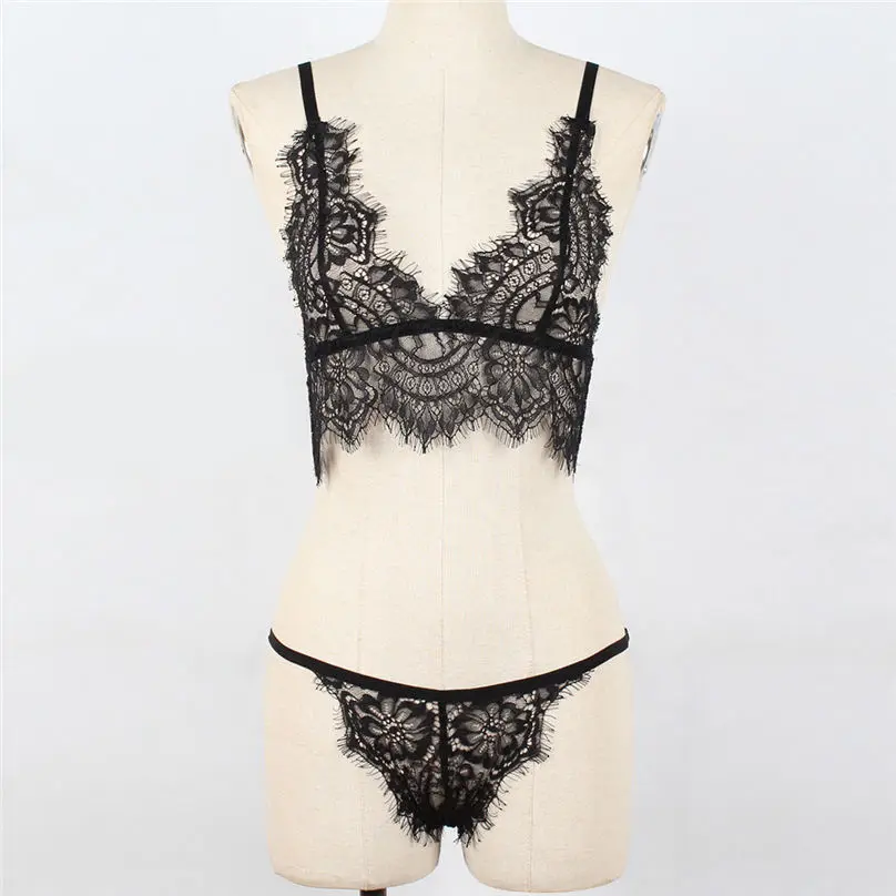 Женское нижнее белье с буквенным принтом цельное лоскутное сексуальное набор из