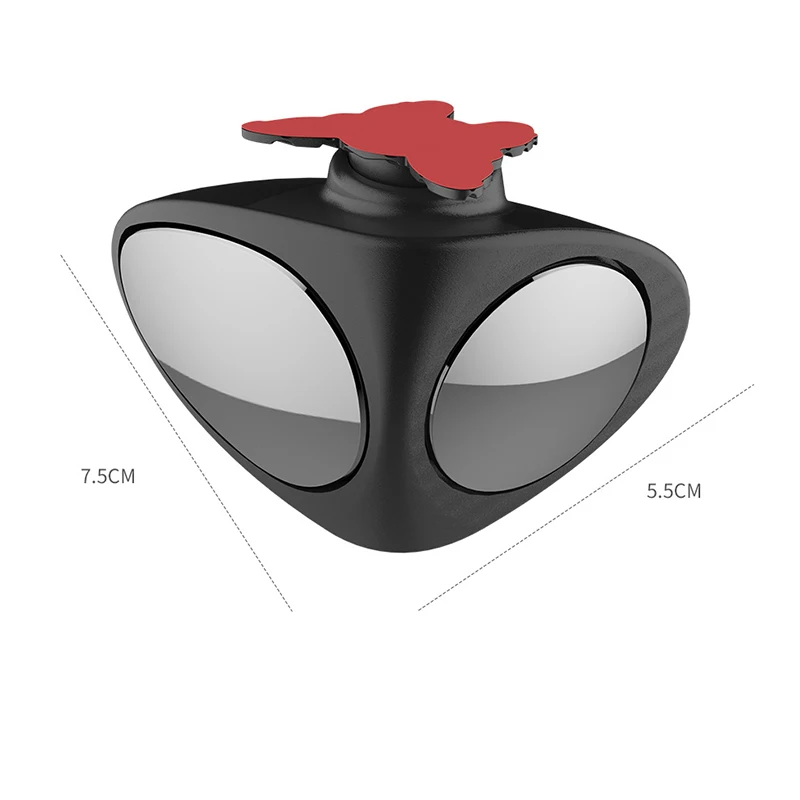 360 градусов регулируемое Автомобильное Зеркало для слепых зон широкоугольный