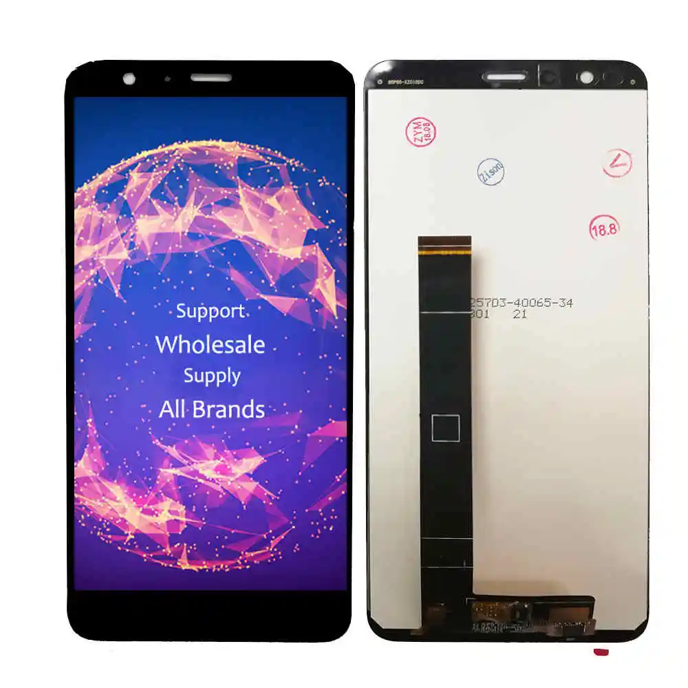 ЖК дисплей с рамкой для Asus Zenfone Max Plus M1 ZB570TL X018D сенсорным экраном и дигитайзером в