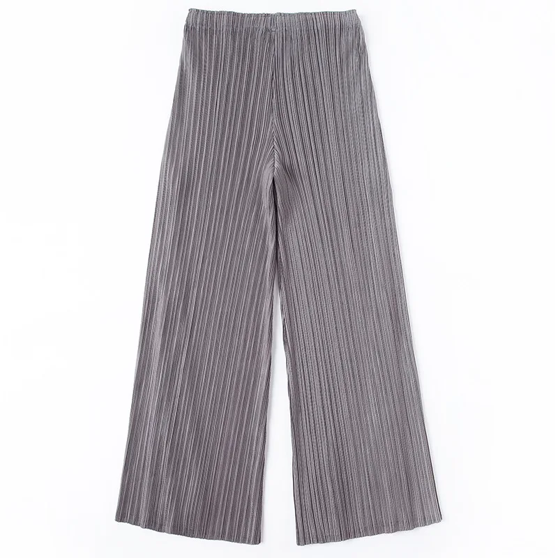 

Women's Wide Leg Pants High Waist Big Size Ankle-length Spring Female Loose Fashion Office Lady Pants