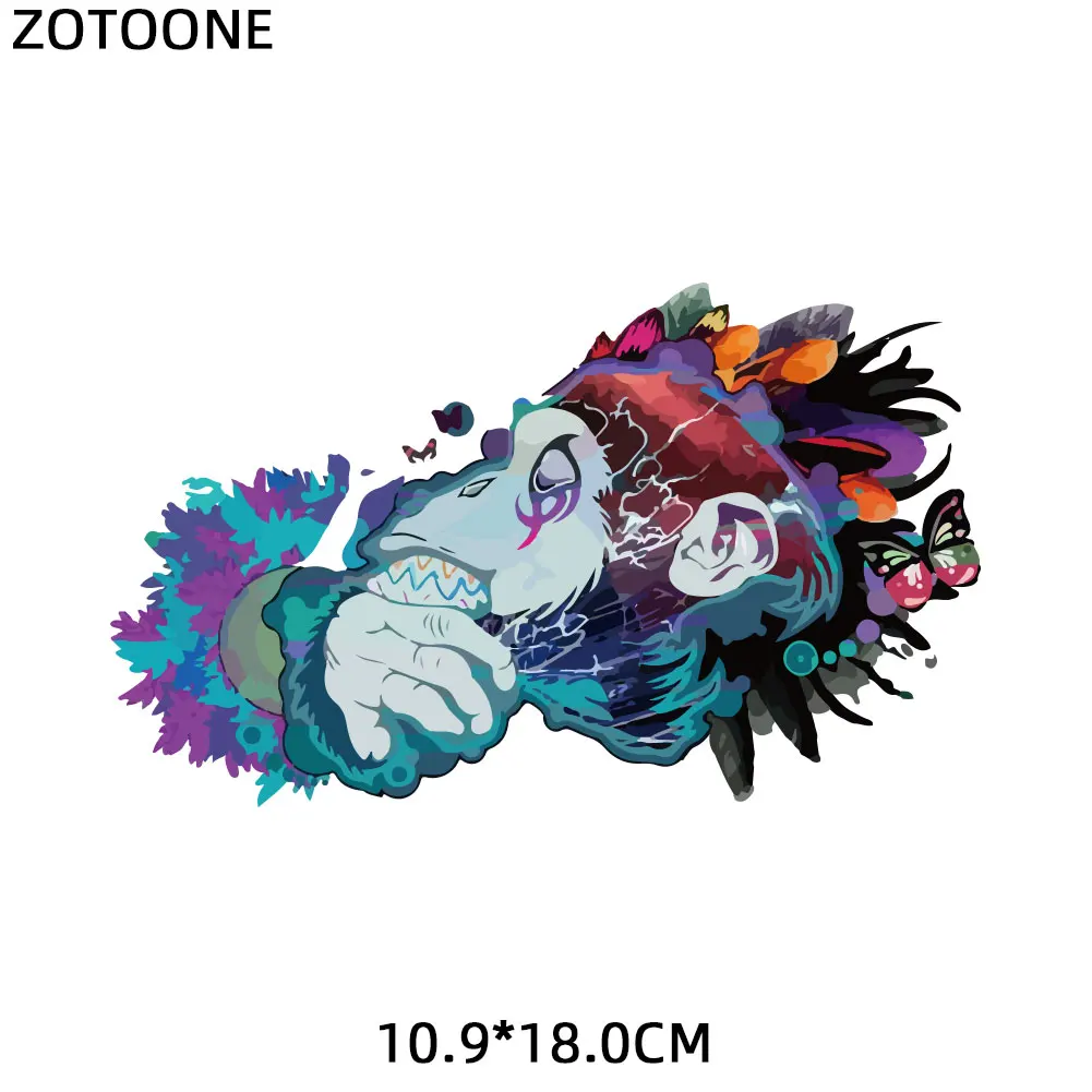 ZOTOONE DIY нашивки для одежды, наклейки для одежды, единорог, девушка, сердце, аппликация, аппликация, детская одежда E - Цвет: 1150
