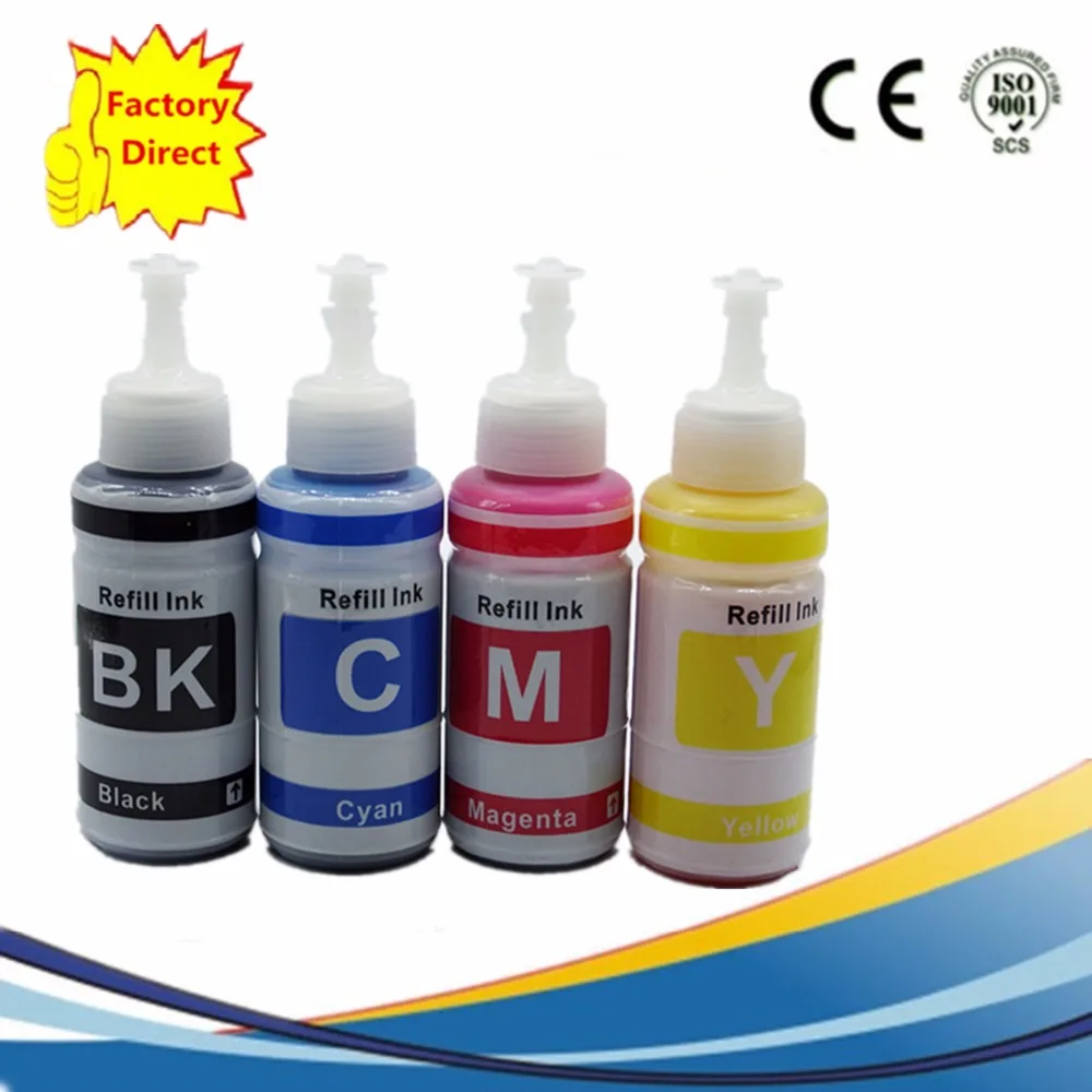 

Dye ink OEM 4 color Refill Ink Kit 70ml L100 L110 L200 L210 L300 L355 L120 L130 L1300 L220 L310 L365 L455 L550 L565