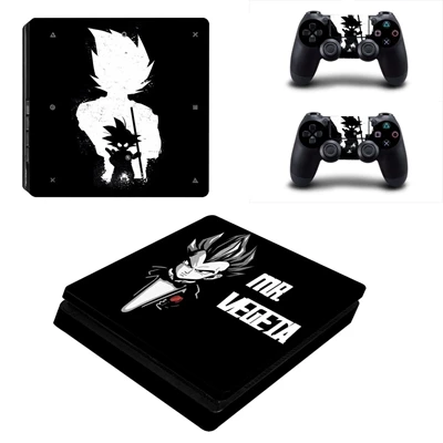 YSP4S-3398 Наклейка из кожи Dragon Ball Z для Playstation 4 PS4, тонкая дизайнерская наклейка для консоли, чехол для контроллера PS4, тонкие виниловые наклейки - Цвет: YSP4S-3398