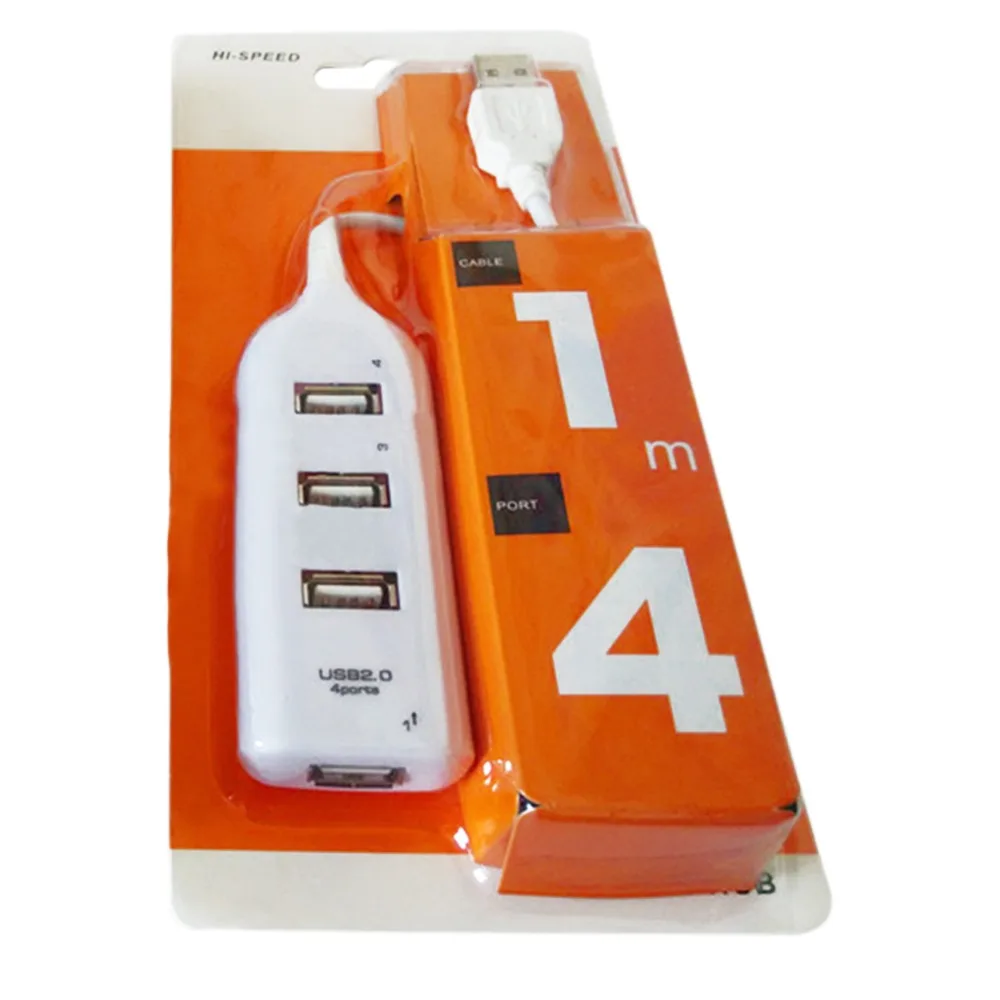 Высокоскоростной микро мини 4 порта 2 0 USB концентратор сплиттер адаптер для